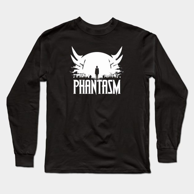 Phantasm (Black Print) Long Sleeve T-Shirt by Miskatonic Designs